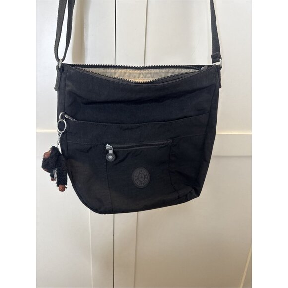 Kipling Black Nylon Bailey Rare Crossbody Bag - Picture 7 of 16
